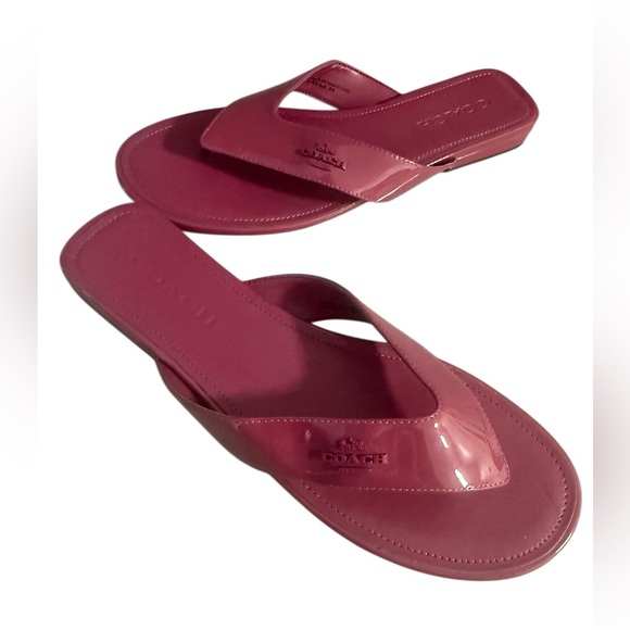 COACH FLAT SANDALS 9.5 - Picture 2 of 11